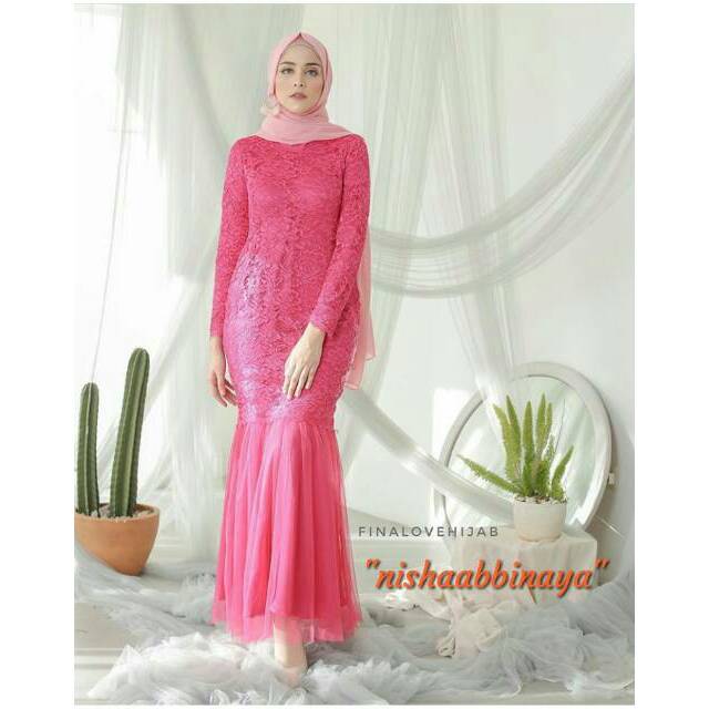 GAMIS BROKAT  MERMAID BROCADE FLH