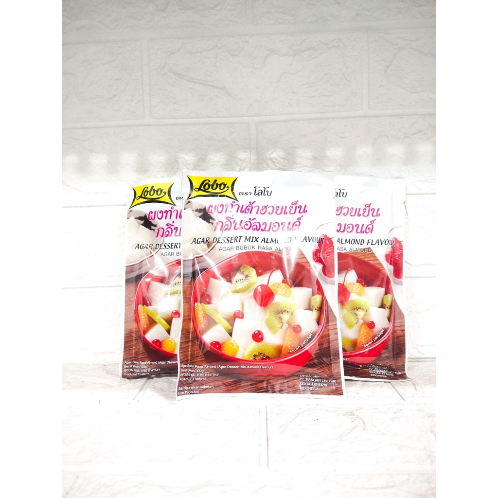 

Bubuk Puding Agar Almond / Lobo agar dessert mix