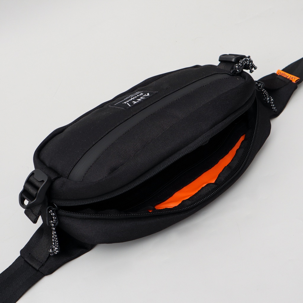 ANT PROJECT - Waistbag LICHT Full Black - Tas Pinggang