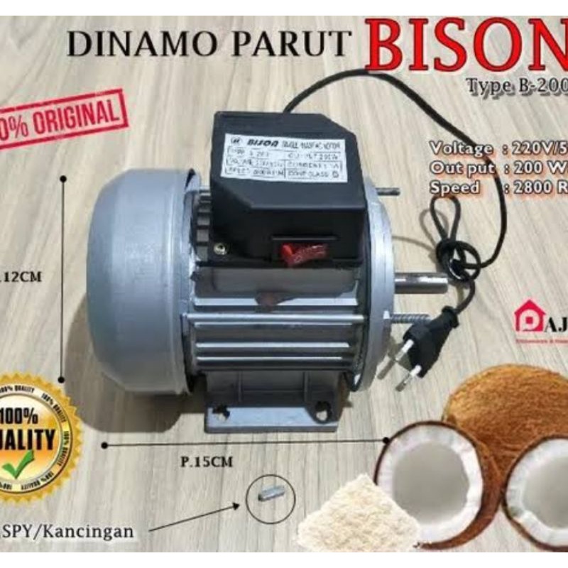 Mesin Parut Kelapa Corong Bison