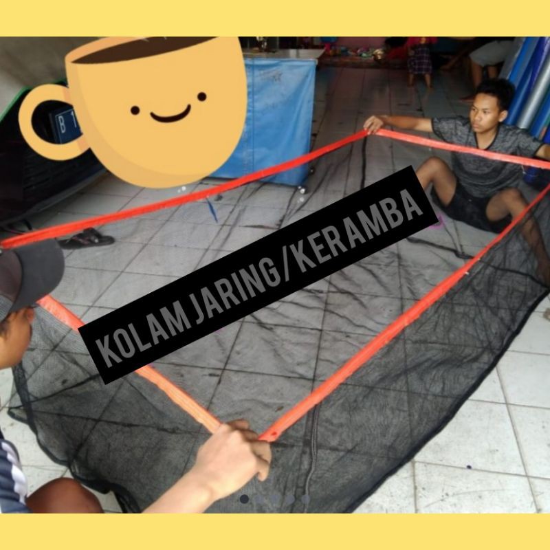 JARING KERAMBA KOLAM 200X100X50