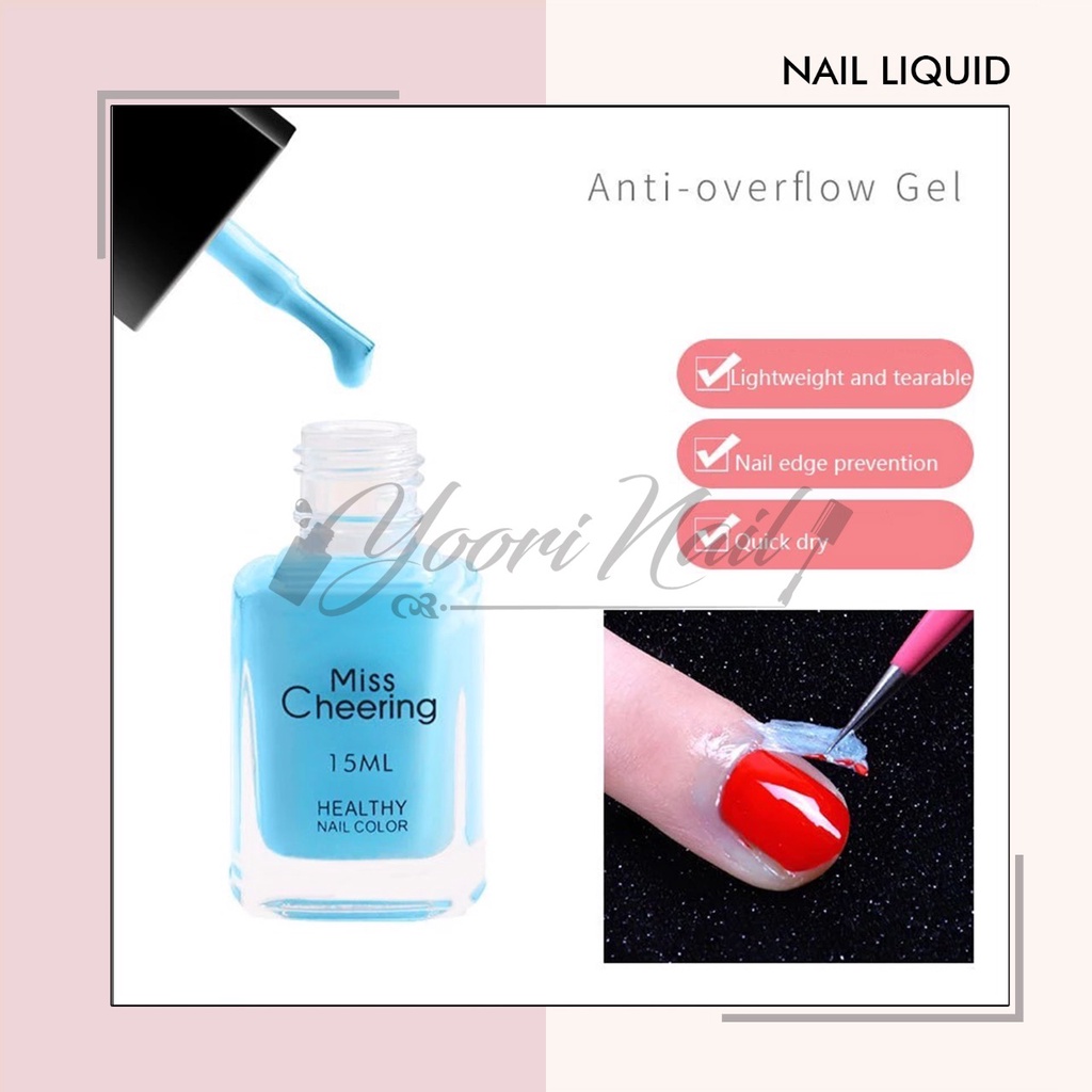 Nail liquid tape nail art pelindung pinggiran kuku peel off