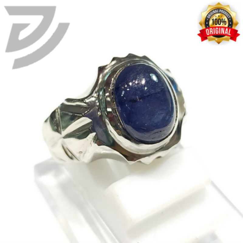 Batu Blue Safir Asli Natural