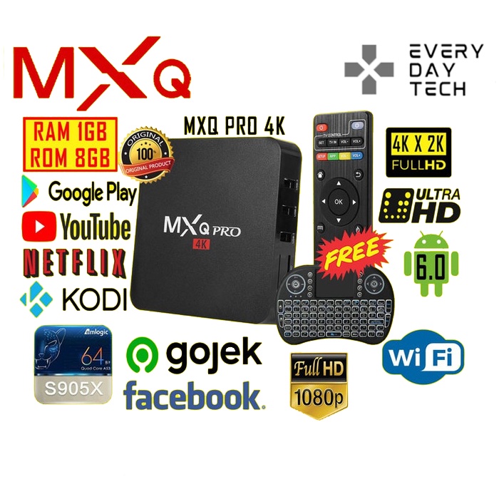 Jual Android Tv Box Mxq Pro K Smart Tv Box Garansi Media Player Mxq Pro Shopee Indonesia