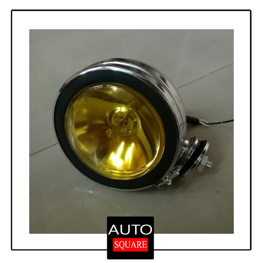 (DISKON) Work/Fog Lamp -Lampu Kerja/Kabut/Sorot Alat/Truck Bulat 5 Inch Kuning