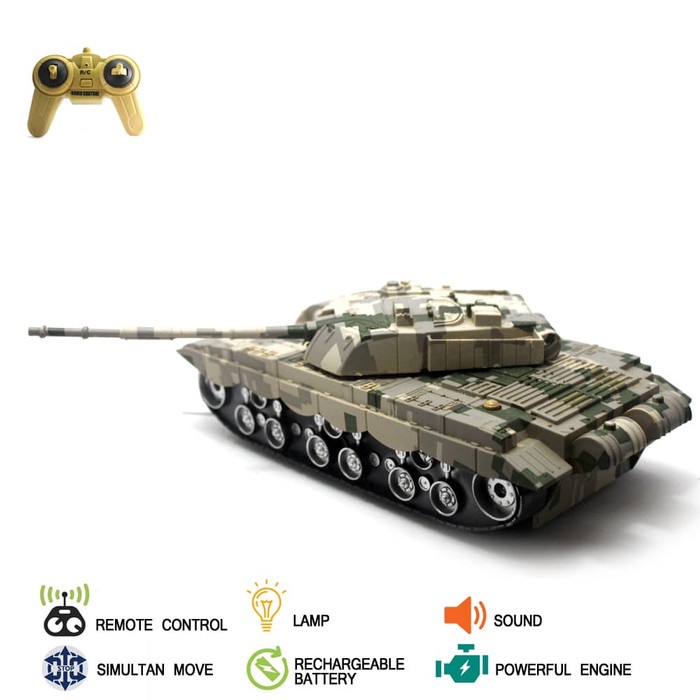 Toys Store -  Mainan Remote Control RC Tank Tiger