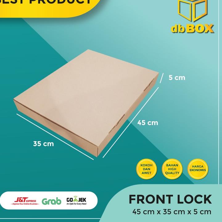 

Promo - 10 pcs Kardus Uk.45x35x5 Die Cut kotak Kue, snack -aksesoris-dll model box pizza ,.