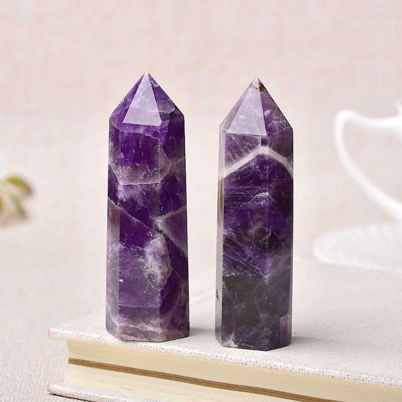 

ATS Imos Batu Hias Dekorasi Natural Raw Amethyst Home Decoration - SZ212