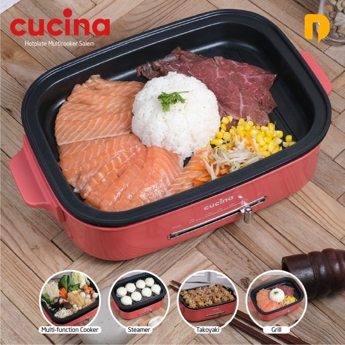panci elektrik mutifungsi hot plate hotplate multi cooker cucina bbq