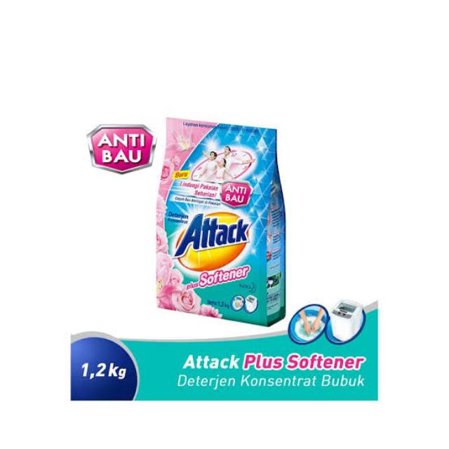 Attack Deterjen Plus Softener 1,2kg
