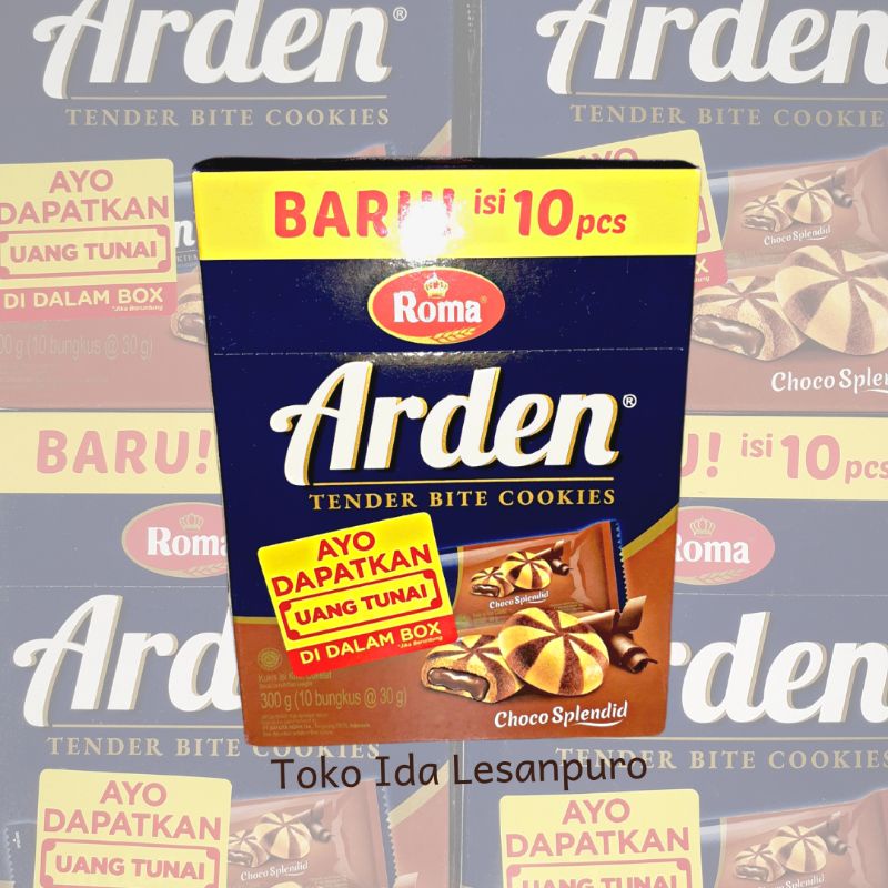 

Roma Arden Tender Bite Cookies Choco Splendid isi 10pcs | Toko Ida Lesanpuro