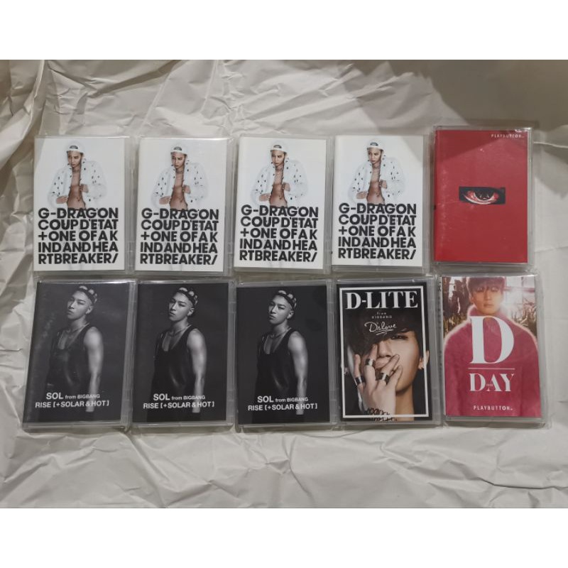 bigbang solo playbutton g dragon taeyang daesung