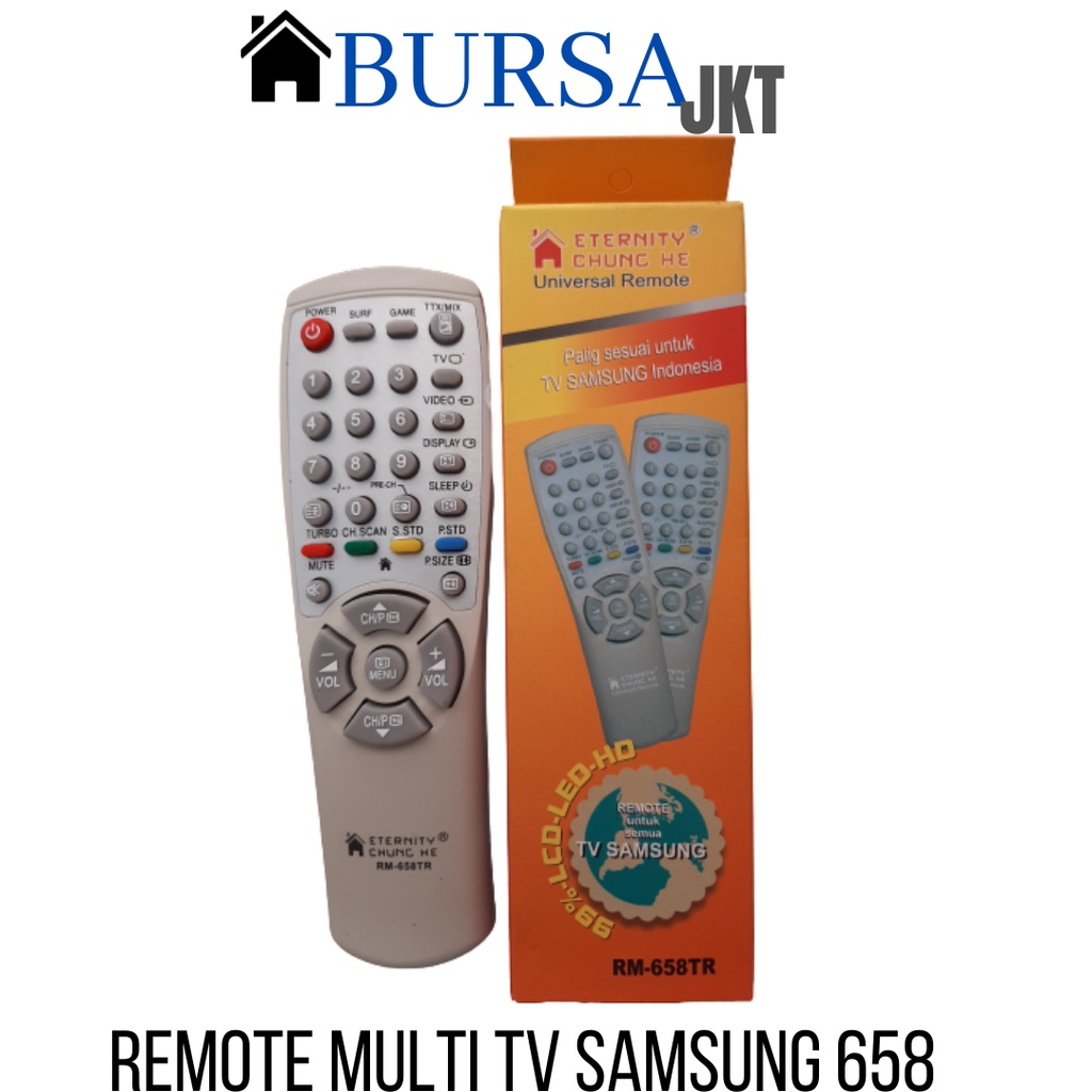 REMOTE SAMSUNG TV TABUNG LCD TV SAMSUNG MULTI 658 TR