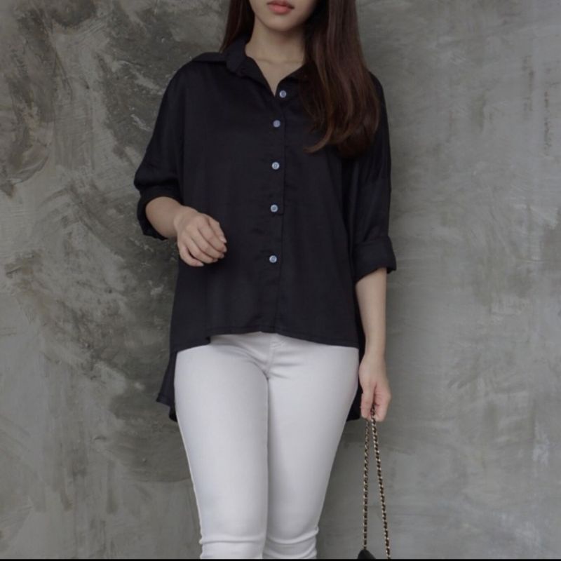Kemeja Oversize Korea / Kemeja Wanita