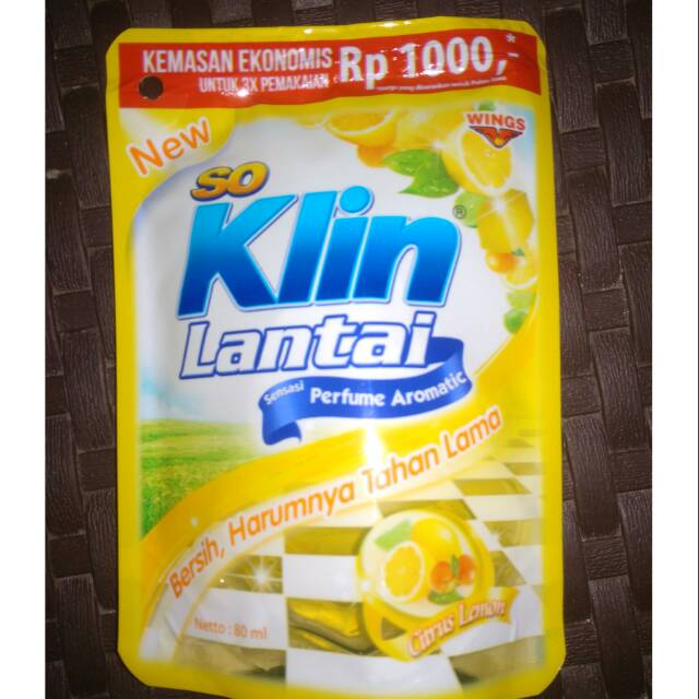 So Klin Lantai 80 ml Eceran 1000