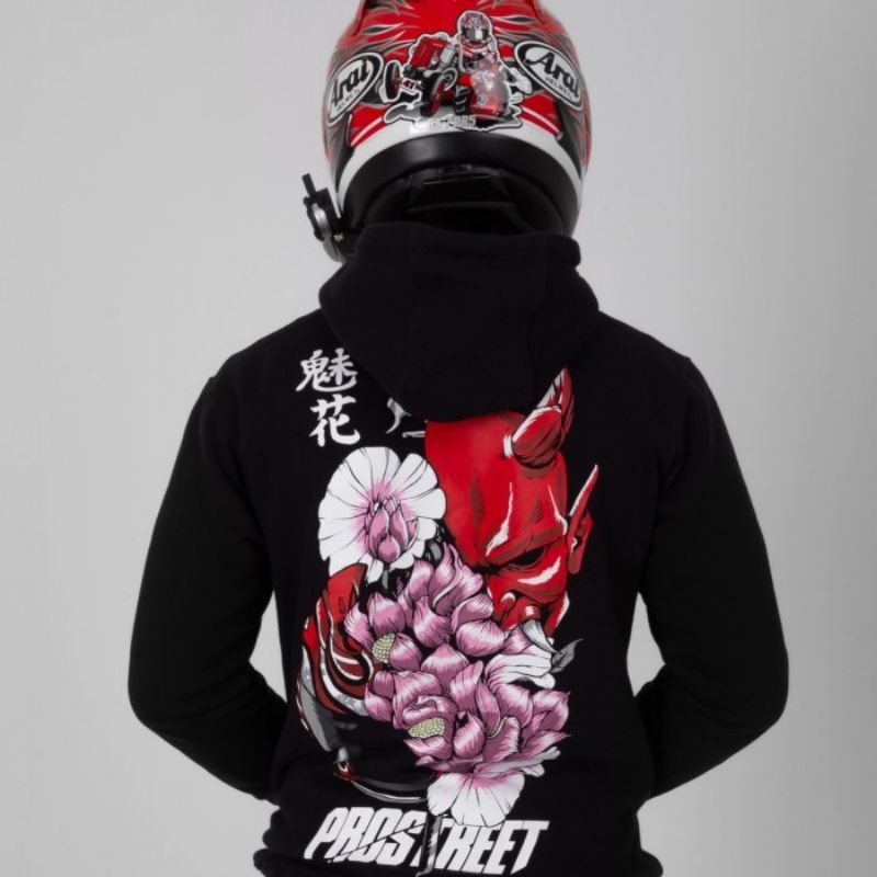 HOODIE PROSTREET HAND PISTON BLACK ORIGINAL