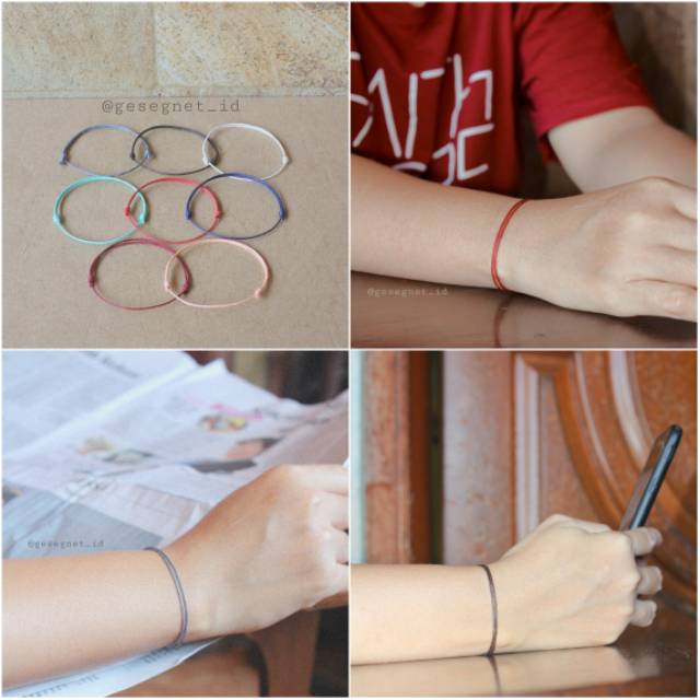 3pcs Gelang Pria/Gelang Wanita/Gelang couple /Gelang simple/Gelag Handmade/gelang cowok/Gelang cewek