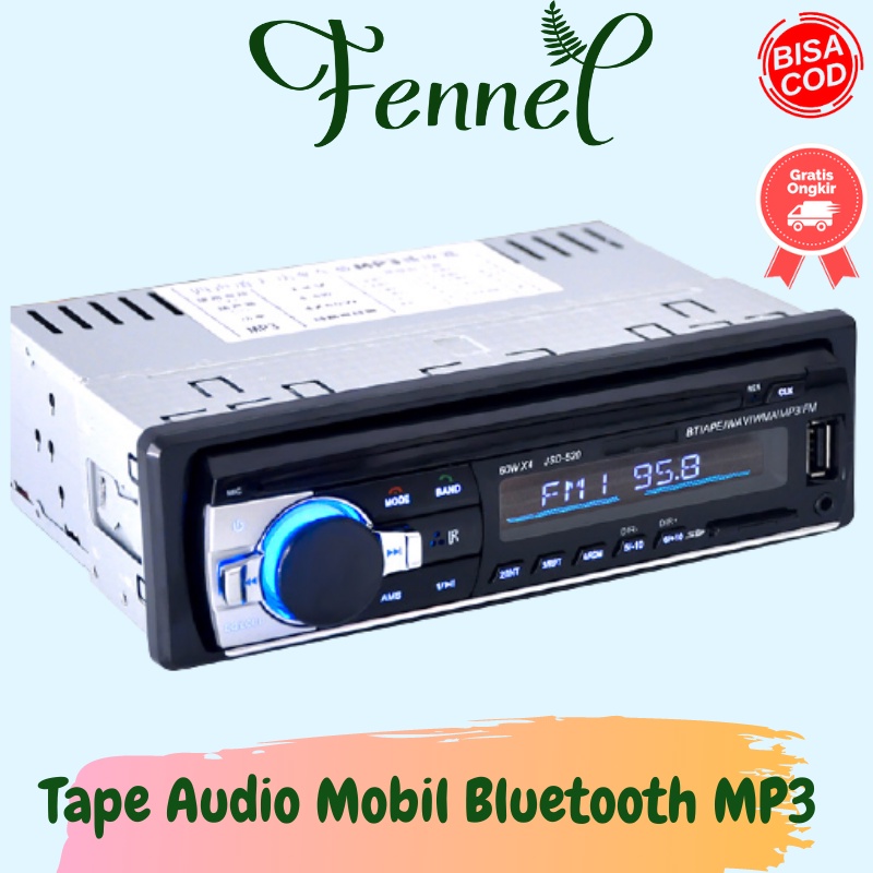 Tape Audio Mobil Multifungsi Bluetooth MP3 FM Radio JSD-520