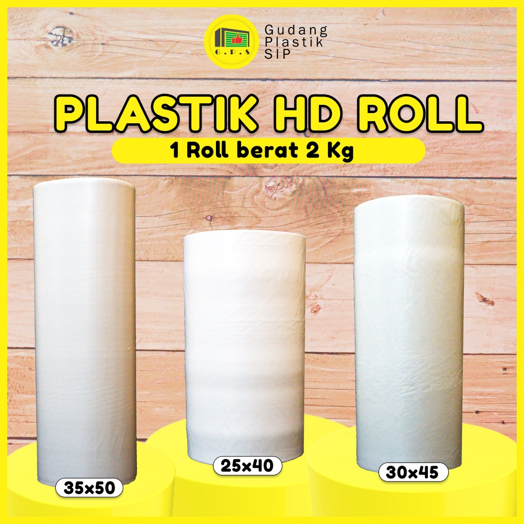 Plastik HD Roll / Plastik Buah dan Sayur / Plastik Fotokopi / Bag In Roll