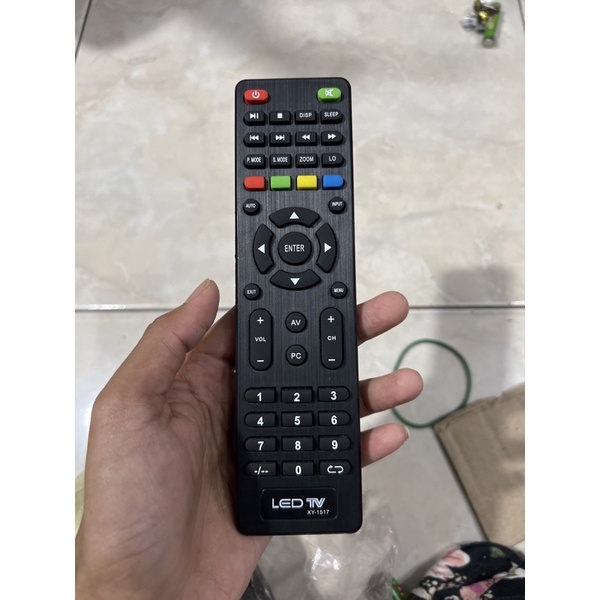 REMOTE REMOT TV LED LCD AOYAMA XY-1517 ORIGINAL ASLI