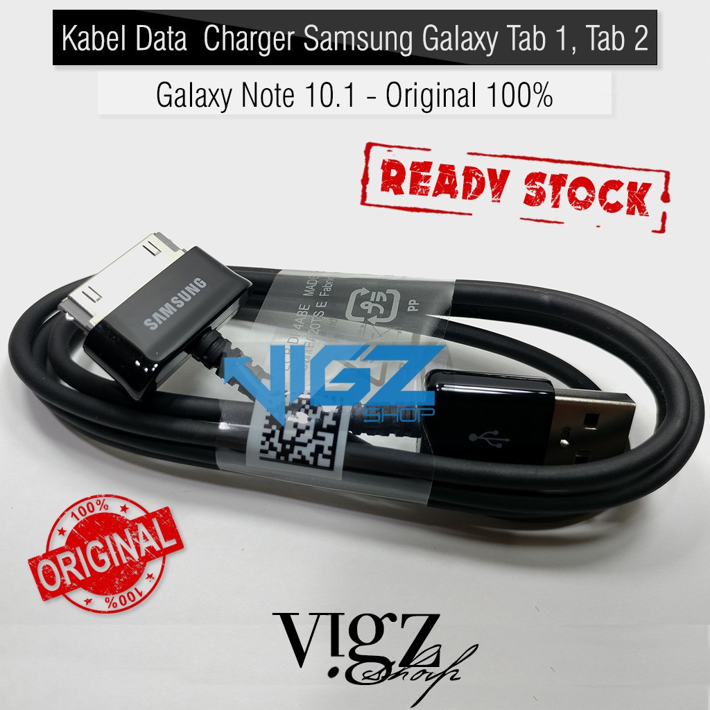 Kabel Data Charger Samsung Tab 1 Tab 2 Tab 7 Tab 10.1 Galaxy Note 10.1 Original 100%