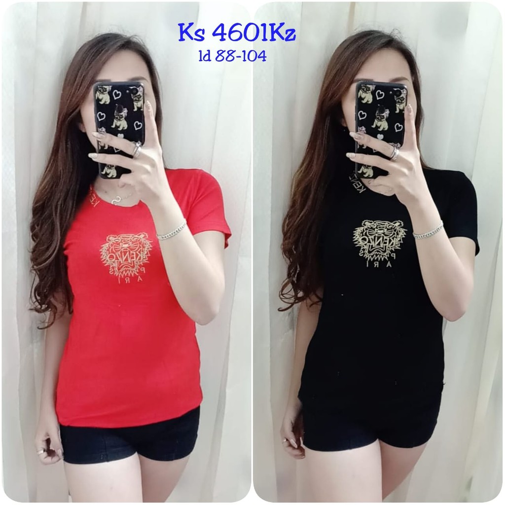KAOS KENZO BORDIR IMPORT FIT ALL SIZE