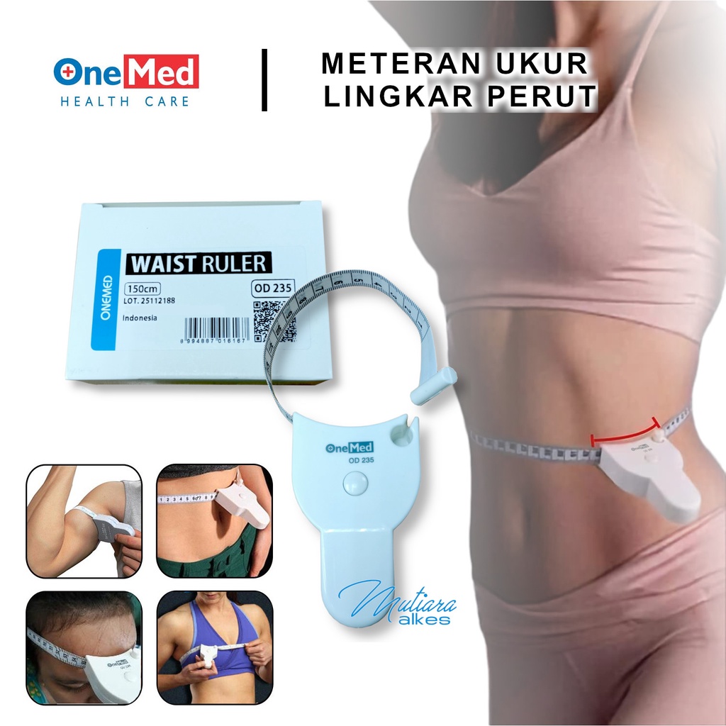 Waist Ruler - Alat Ukur Lingkar Badan - Meteran Badan