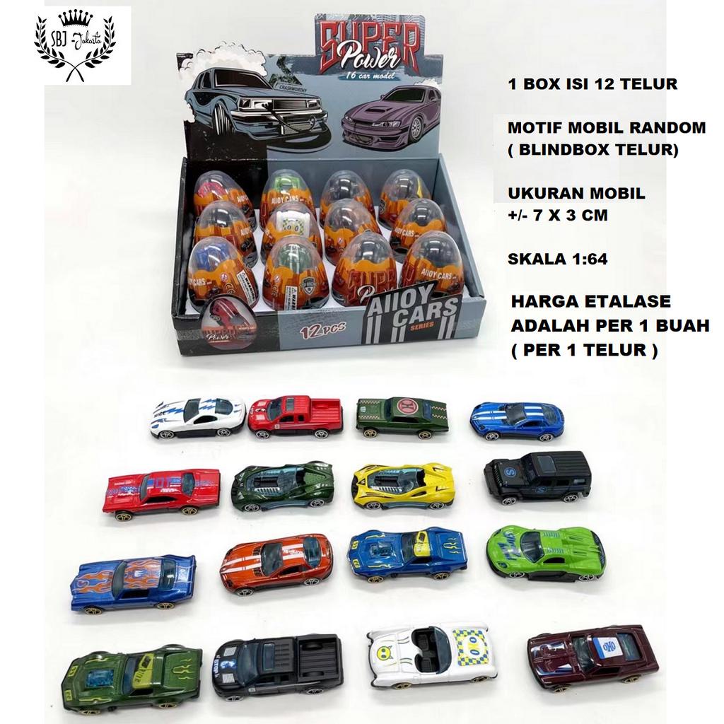 Mini Diecast Blind Box Telur Gacha Gachapon capsule Gift Mainan anak ( HARGA TERTERA ADALAH PER BUAH )