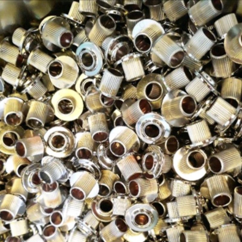 Ring cincin tuner peg gitar akustik ABS Chrome