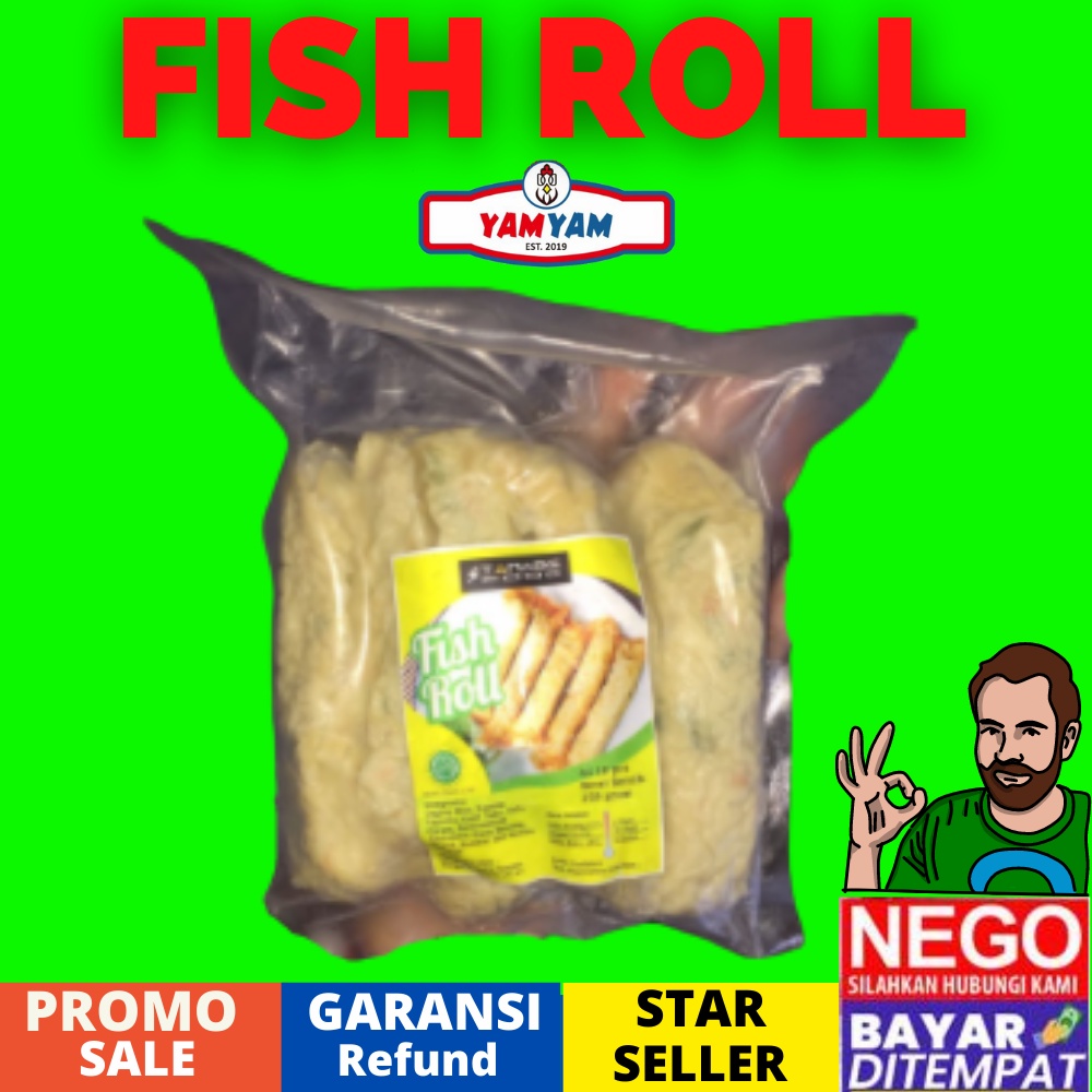 

Cidea Cedea FISH ROLL 250gr 250 GRAM OLAHAN IKAN SEAFOOD SEAFOODS FROZEN MAKANAN BEKU LAINNYA