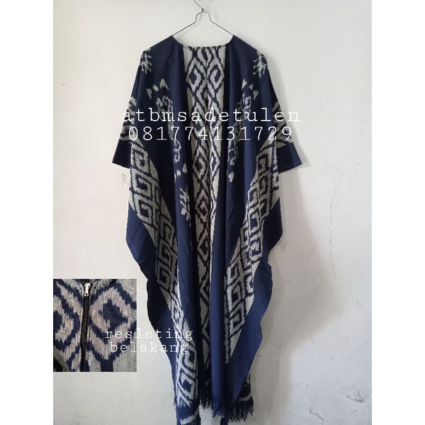 kaftan tenun/dress halus etnik Lombok