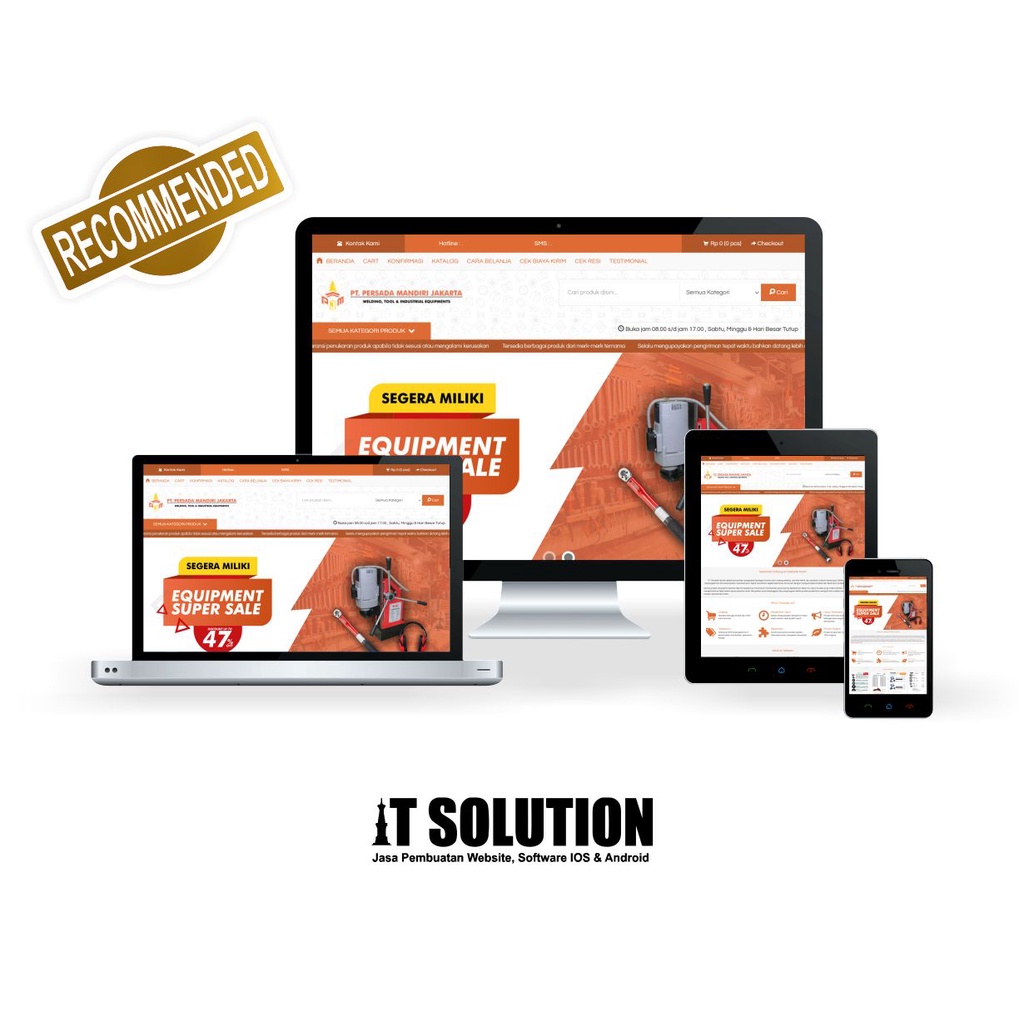 Paket Template Website Toko Online