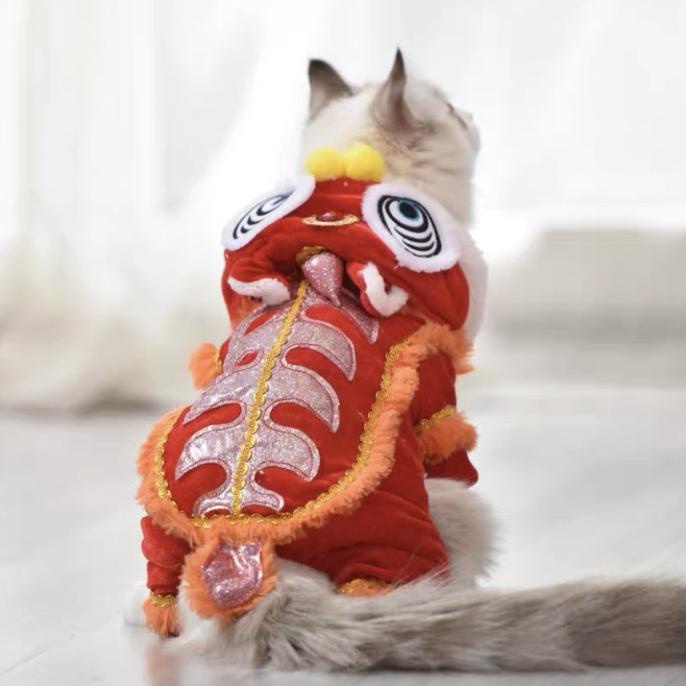 Cheongsam barongsai baju imlek anjing kucing _Best seller