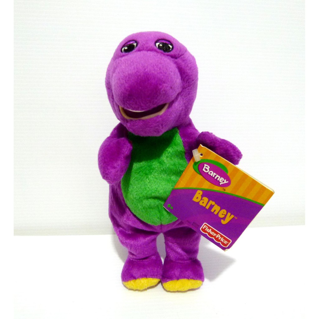 Boneka Barney Original Fisher Price Plush Doll 23 Cm