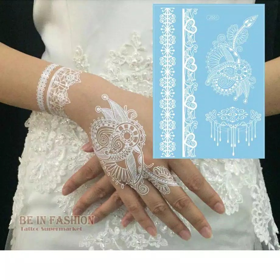 HENNA TEMPEL / HENNA INSTAN / HENNA PUTIH / HENNA MERAH / HENNA WEDDING / WHITE HENNA  HENNA STICKER