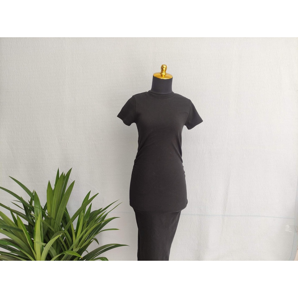 Preloved Dress Hitam Panjang