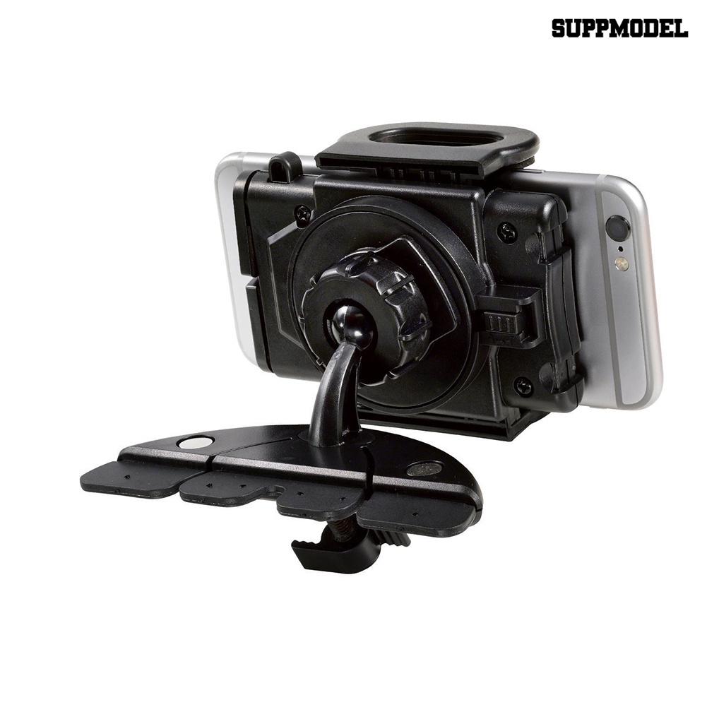 Sdl Bracket Holder Handphone / GPS Universal Teleskopik Untuk Slot CD Mobil