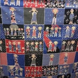 kain batik katun bu tejo hitam kotak