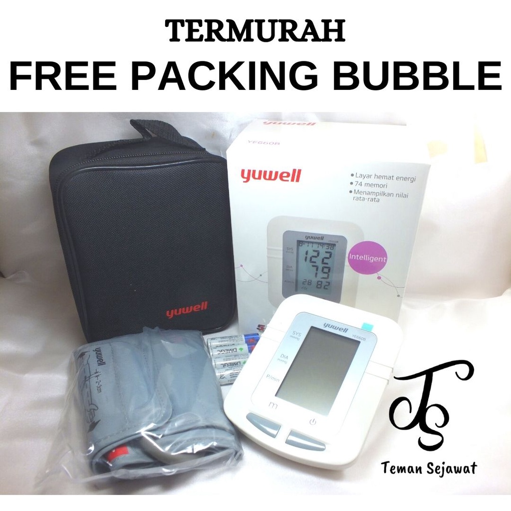 Original GARANSI 5 Tahun Tensimeter Digital Yuwell YE 660B Exp Baru
