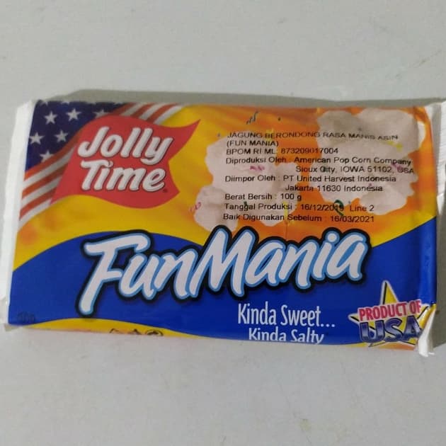 

Siap Krim Pop Corn Jolly Time - Fun Mania