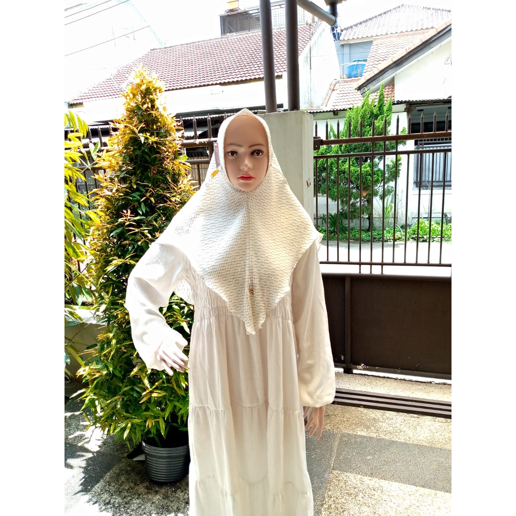 NEW  JILBAB MARIMAR PET TALI PLISKET (M) HIJAB DOI ORI
