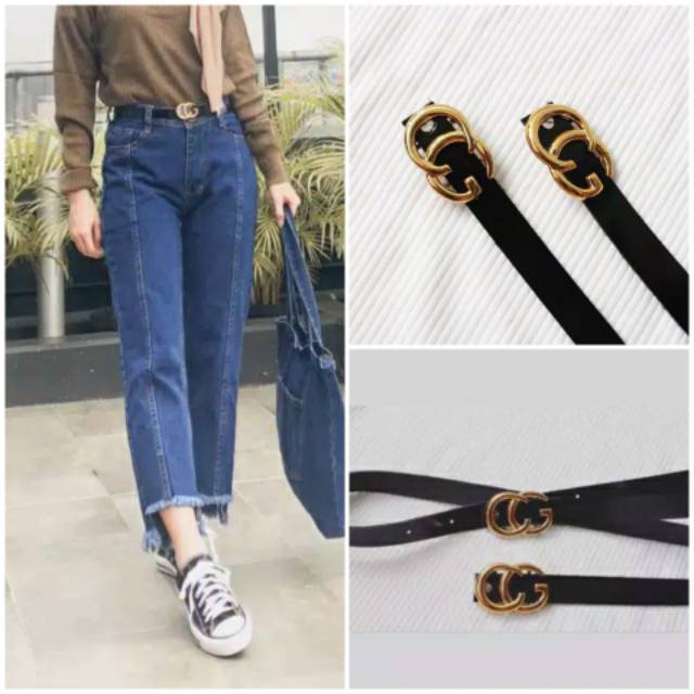 gucci double ring belt