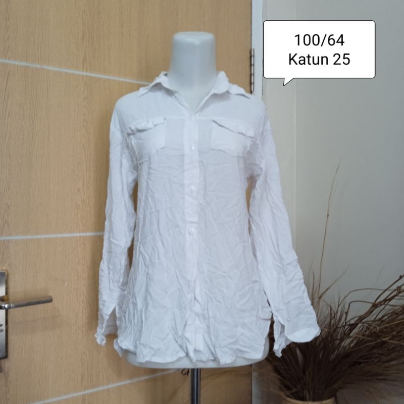 PRELOVED THRIFT KEMEJA WANITA // KEMEJA WANITA // PRELOVED KEMEJA // THRIIFT KEMEJA // THRIFT KEMEJA BEKAS-34