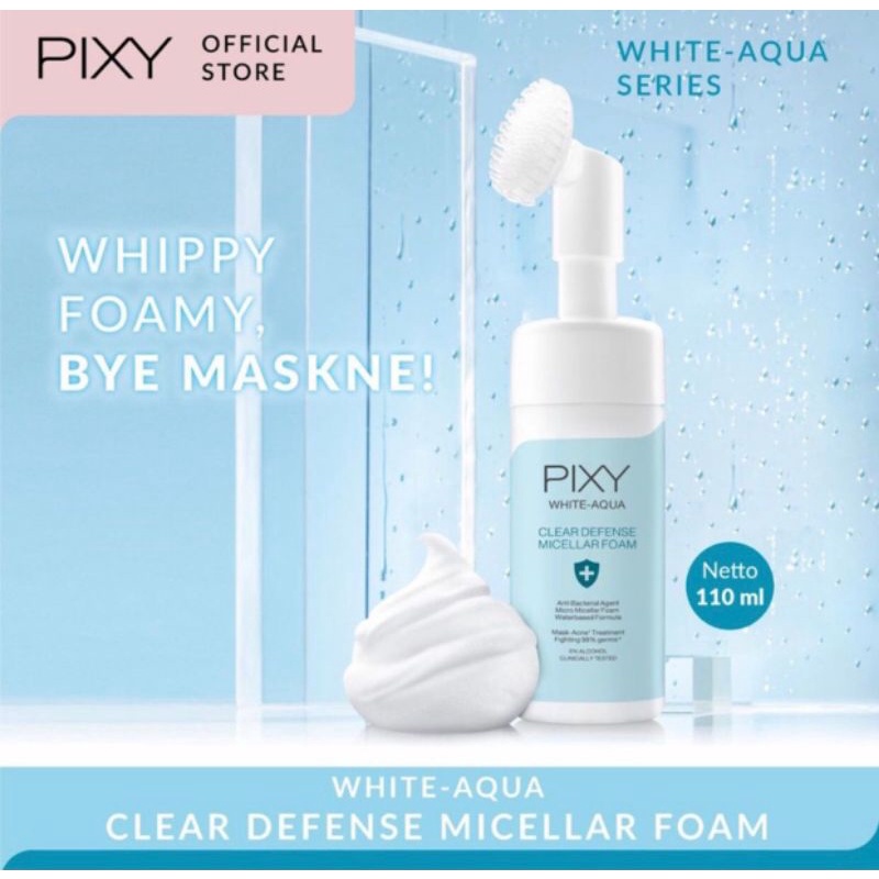 PIXY WHITE-AQUA CLEAR DEFENSE MICELLAR FOAM 110ML