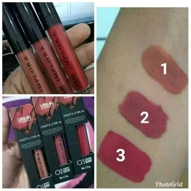 lip cream implora BPOM