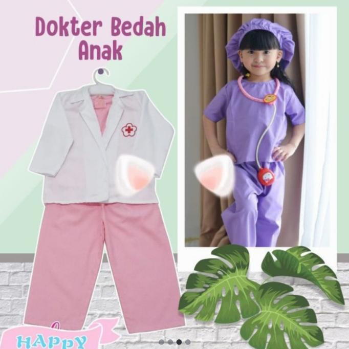 baju dokter bedah anak perempuan kostum dokter anak baju profesi