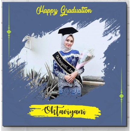 grosiramanah - (Termurah) walldecor Hadiah Hiasan Dinding Wisuda Ulta pernikahan tebal 9 mm Terlaris