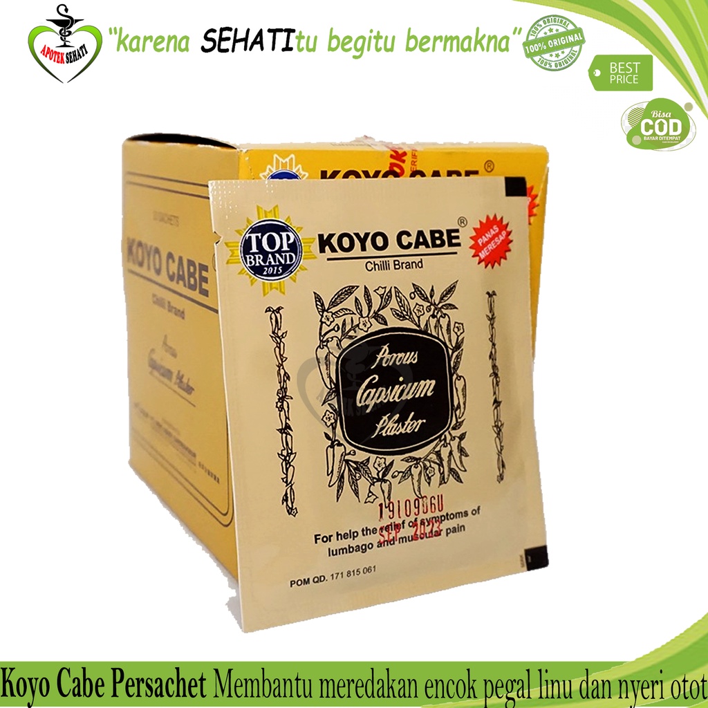 Koyo Cabe Sachet - Nyeri Otot Pinggang/Keseleo