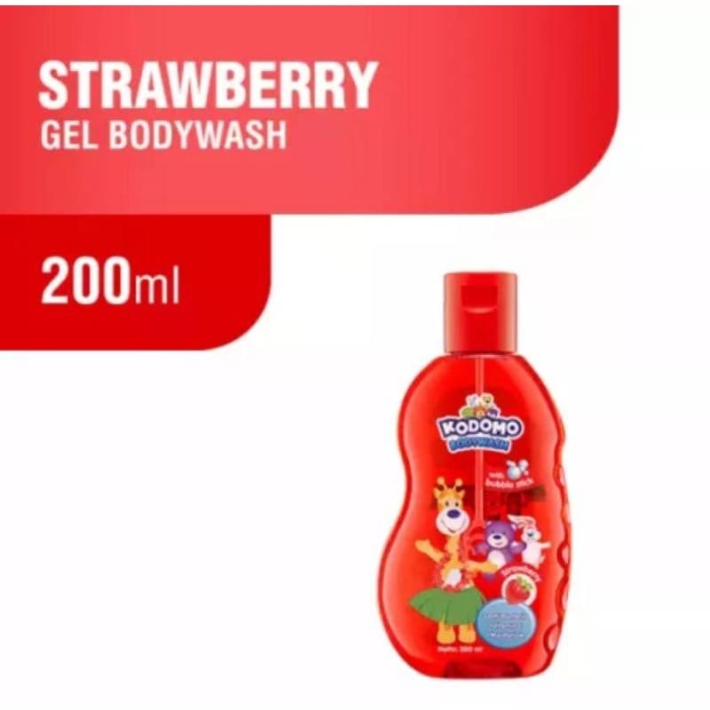 Kodomo Bodywash Botol With Bubble Stick 200ml Sabun Mandi