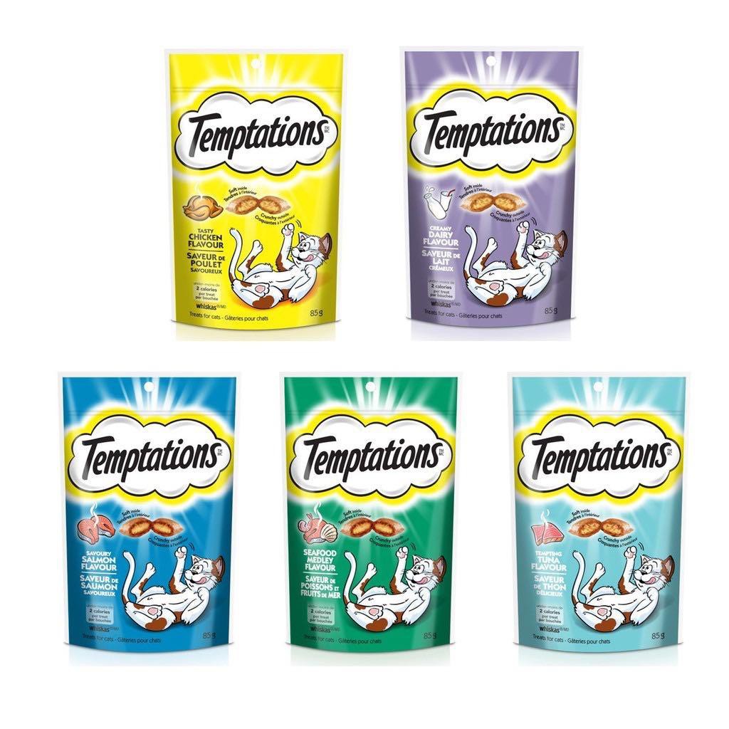 TEMPTATIONS 75 g Cemilan Snack Kucing Kitten dry cat food